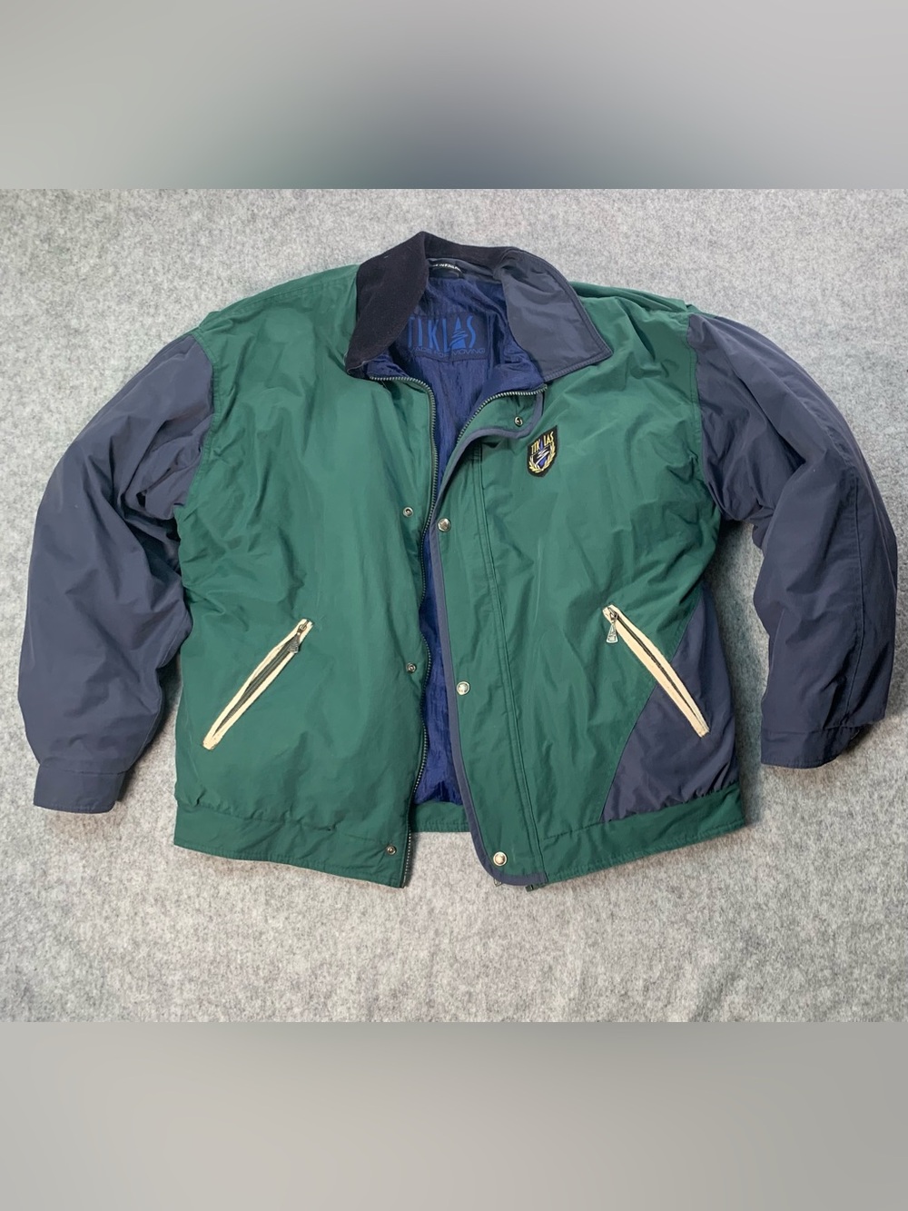 Men's Forest Green & Navy Insulated Jacket